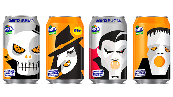 Ejemplo de publicidad de Halloween: Fanta